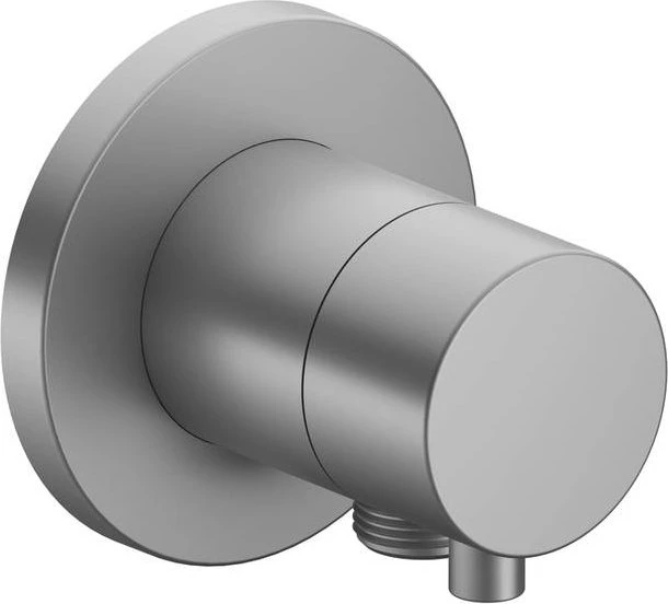 Keuco IXMO 59557 Comfort 2-Wege Ab- und Umstellventil mit Schlauchanschluss rund aluminium-finish