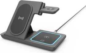 Gembird 3-in-1 Faltbare Ladestation Apple Watch 15W schwarz