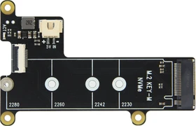 Geekworm X1001 PCIe auf M.2 Key-M NVMe Adapter-Board, M.2 M-Key 2230/2242/2260/2280 NVMe Slot für Raspberry Pi 5