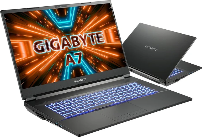 GIGABYTE A7, Ryzen 9 5900HX, 16GB RAM, 512GB SSD, GeForce RTX 3070, DE
