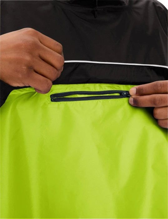 Vaude Valero Poncho neon yellow/black
