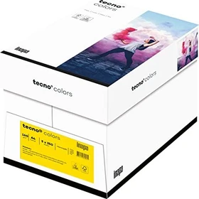 inapa tecno colors Universalpapier intensivgelb, A4, 160g/m², 1250 Blatt