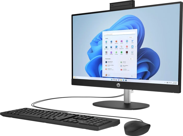 HP All-in-One 24-cr0701ng, Jet Black, Ryzen 7 7730U, 16GB RAM, 512GB SSD