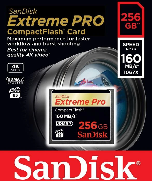 SanDisk Extreme PRO R160/W140 256GB