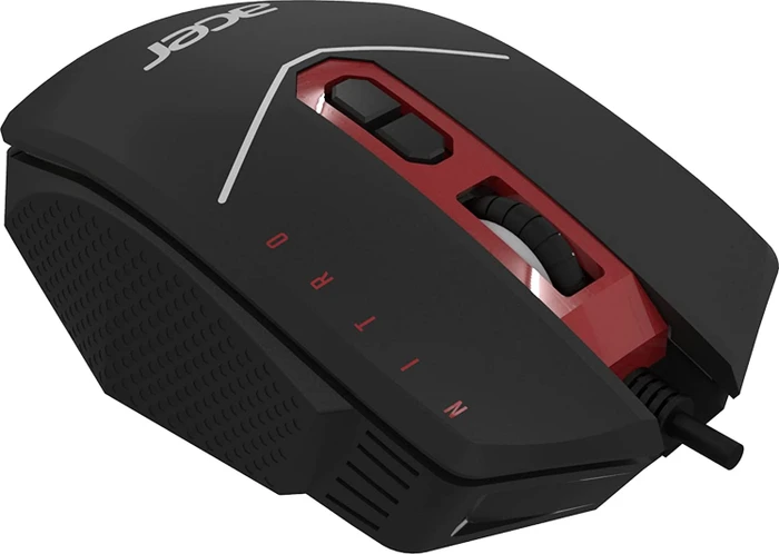 Acer Nitro NMW120 Gaming Mouse schwarz/rot, USB