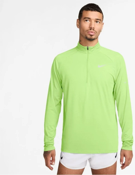 Nike Stride Dri-FIT Laufshirt langarm lime blast (Herren)