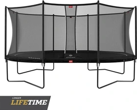 Berg Grand Favorit mit Sicherheitsnetz 520cm Trampolin schwarz