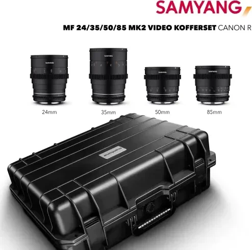 Samyang VDSLR Kofferset MK2 für Canon RF
