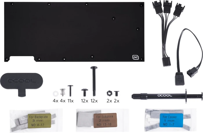 Alphacool Eiswolf 2 AiO 360mm RTX 3090/3080 FTW3 mit Backplate