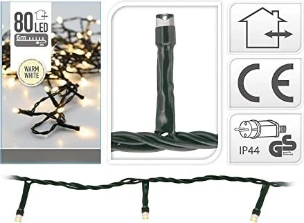 Nedis S.I.A. Lichterkette LED 80x warmweiß