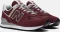 New Balance 574 Core burgundy/white (Damen) Vorschaubild