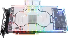 Thermaltake Pacific V-RTX 4090 Plus MSI Gaming X TRIO & SUPRIM X GPU Block mit Backplate