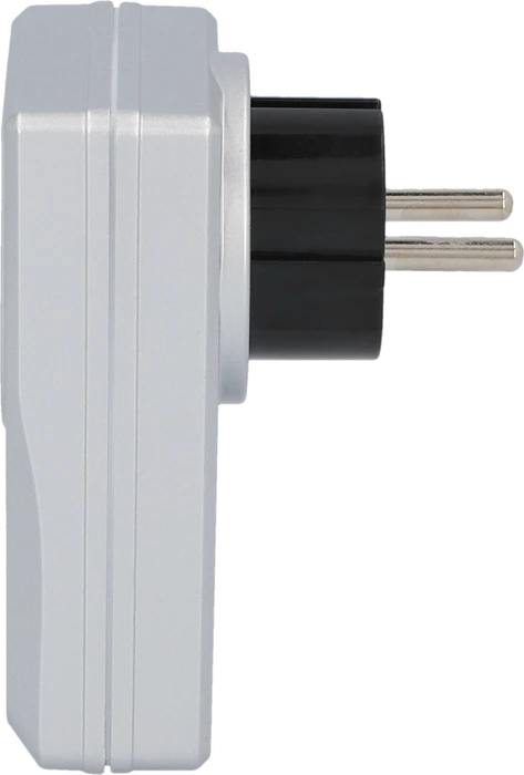 uniTEC 3+1 Micro, Funksteckdose mit Fernbedienung silber, Set