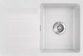 systemceram Genea 75 F Einbau Becken reversibel satin