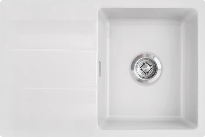 systemceram Genea 75 F Einbau Becken reversibel satin