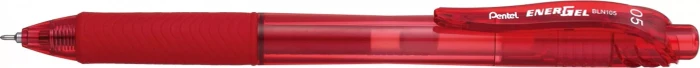 Pentel EnerGel X BLN105 0.5mm/0.25mm Gelroller rot/transparent