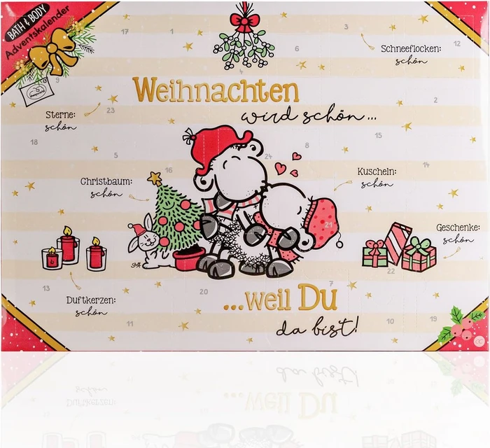 Accentra Sheepworld Weihnachten wird schön Beauty Adventskalender 2022