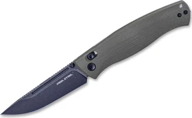 Real Steel Pathfinder Bushcraft Taschenmesser grün