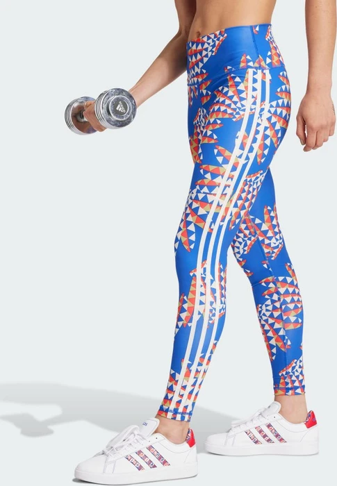adidas x FARM Rio Hose 7/8 bold blue/bliss orange (Damen)