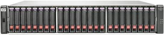 HP StorageWorks SAN P2000 G3, 4x RJ-45 1000Base-T, 6HE