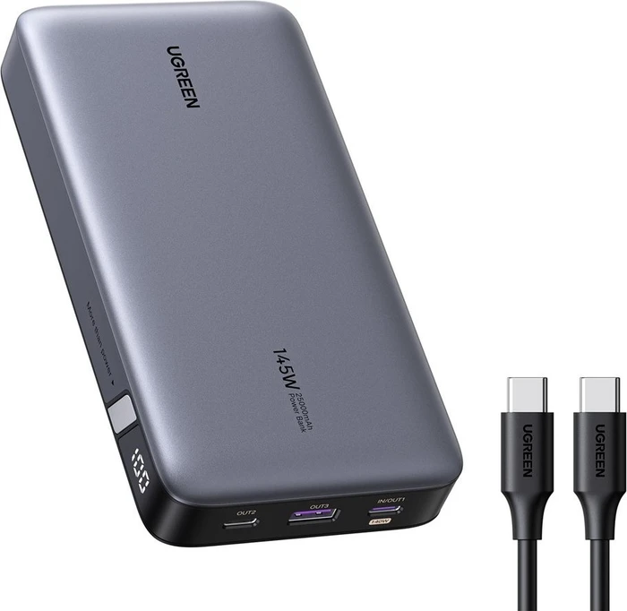 Ugreen 145W Power Bank for Laptop 25000mAh grau