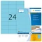 Herma Etiketten, 70x37mm, hellblau, 100 Blatt (2400 Etiketten) Vorschaubild