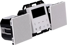 Jung Serie A Smart Radio DAB+ Set Stereo, alpinweiß (DAB A2 WW)