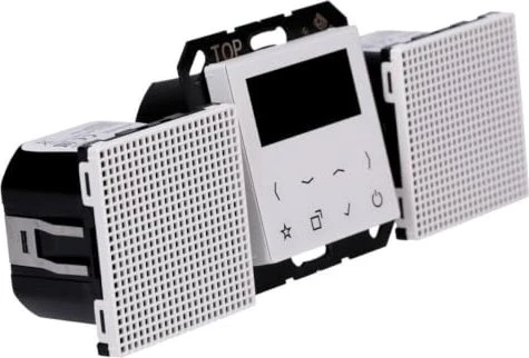 Jung Serie A Smart Radio DAB+ Set Stereo, alpinweiß