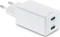 Hama Schnellladegerät 2x USB-C PD/Qualcomm Mini-Ladegerät 35W weiß Vorschaubild