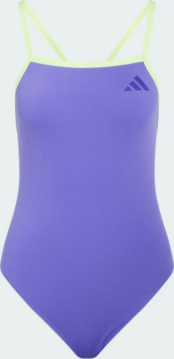 adidas V-förmiges Rückendesign Badeanzug solar purple (Damen)