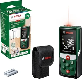 Bosch DIY UniversalDistance 40C Batterie-Laser-Entfernungsmesser inkl. Tasche