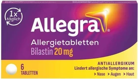 Allegra 20mg Allergietabletten, 6 Stück