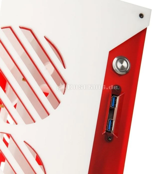 Parvum Systems S2.0 weiß/rot, Acrylfenster