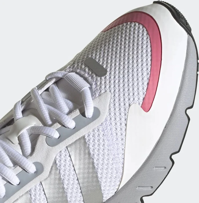 adidas ZX 1K Boost cloud white/silver metallic/hazy rose (Damen)