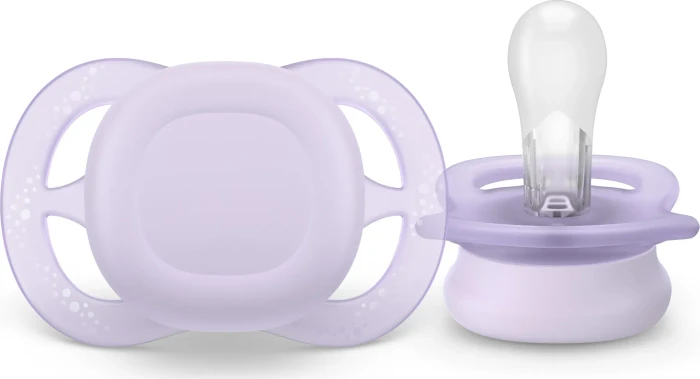 Philips Avent SCF075/05 ultra start Beruhigungsschnuller, 0-2M, Silikon, 4 Stück