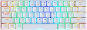 Redragon K530 Pro Draconic, LEDs RGB, hot-swap, weiß, Gaote Outemu BROWN, USB/Bluetooth, US