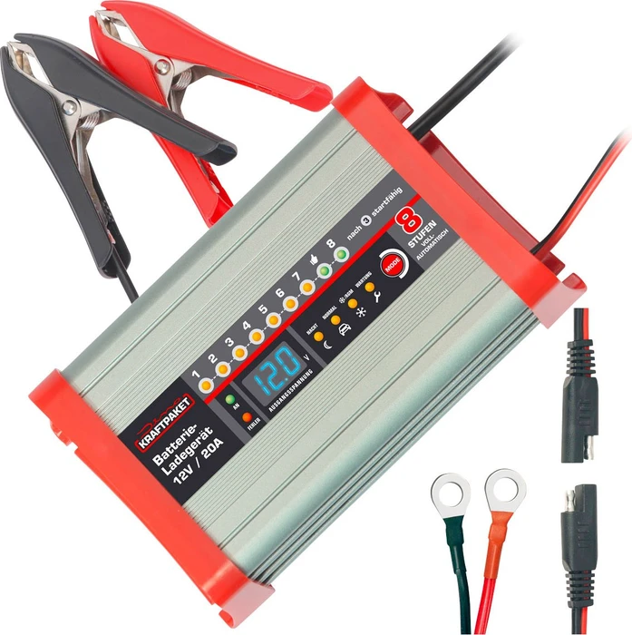 Dino Kraftpaket Batterieladegerät 12V 20A mit Campingfunktion