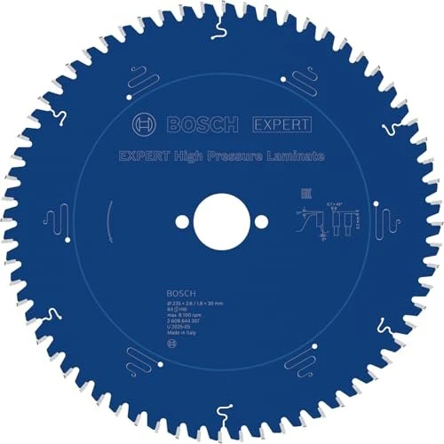 Bosch Professional Expert for High-Pressure Laminate Kreissägeblatt 64Z, 235x1.8x30mm, 1 Stück
