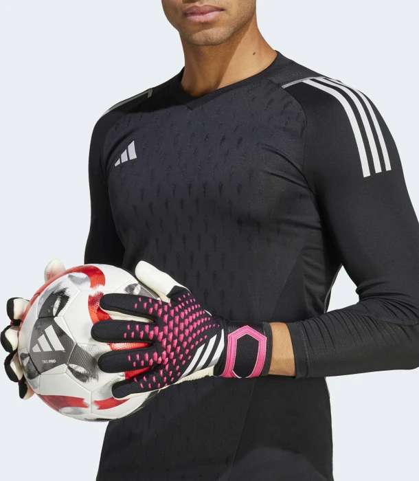 adidas Predator Competition Torwarthandschuhe black/white/team shock pink
