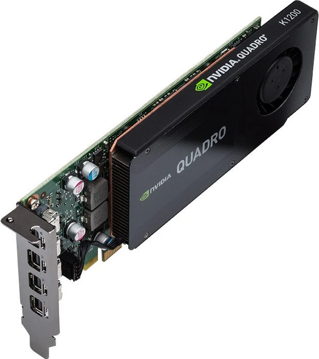PNY Quadro K1200 DisplayPort, 4GB GDDR5, 4x mDP