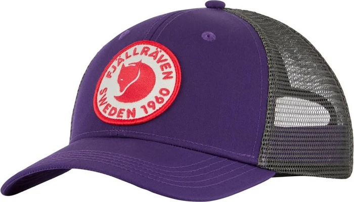Fjällräven 1960 Logo Långtradarkeps Kappe dark violet