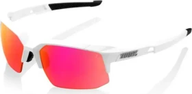 100% Speedcoupe soft tact off white/purple multilayer mirror lens