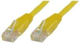 MicroConnect Patchkabel, Cat5e, U/UTP, RJ-45/RJ-45, 1m, gelb