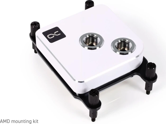 Alphacool Core 1 White, Messing/Nickel