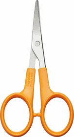 Fiskars Classic Stickschere gebogen, Bastelschere, beidhändig, 100mm, orange