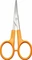 Fiskars Classic Stickschere gebogen, Bastelschere, beidhändig, 100mm, orange Vorschaubild