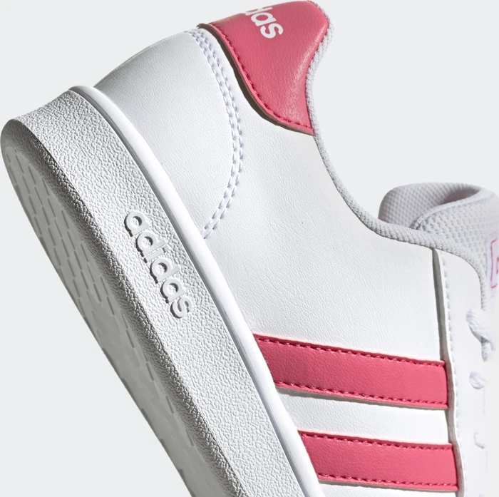 adidas Grand Court cloud white/real pink (Junior)