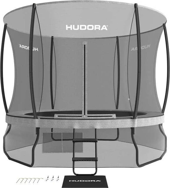 Hudora Fantastic Complete Max 300 mit Sicherheitsnetz 300cm Trampolin