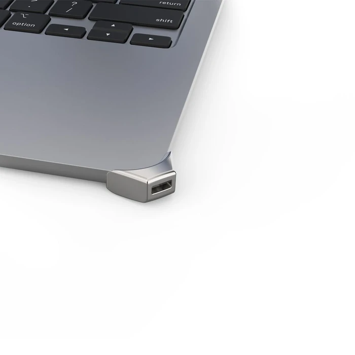 Maclocks MacBook Pro M1 14" Kabelschloss, schwarz/silber