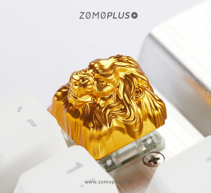 Zomoplus Fantastic Beasts Series Keycap Löwe, Aluminium, gold, 1 Taste